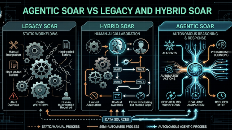 Governed orchestration versus legacy and hybrid playbooks