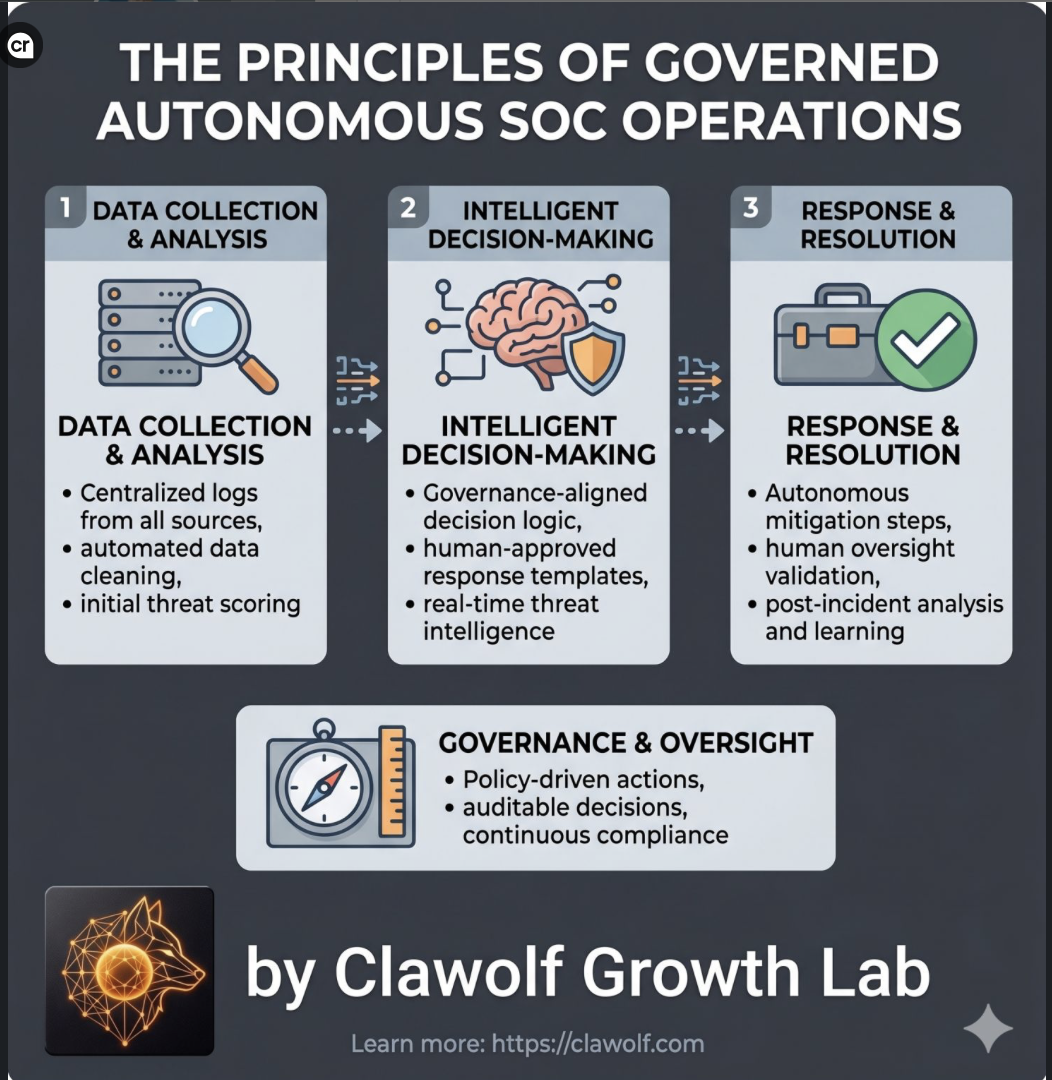 Principles of governed autonomous SOC operations