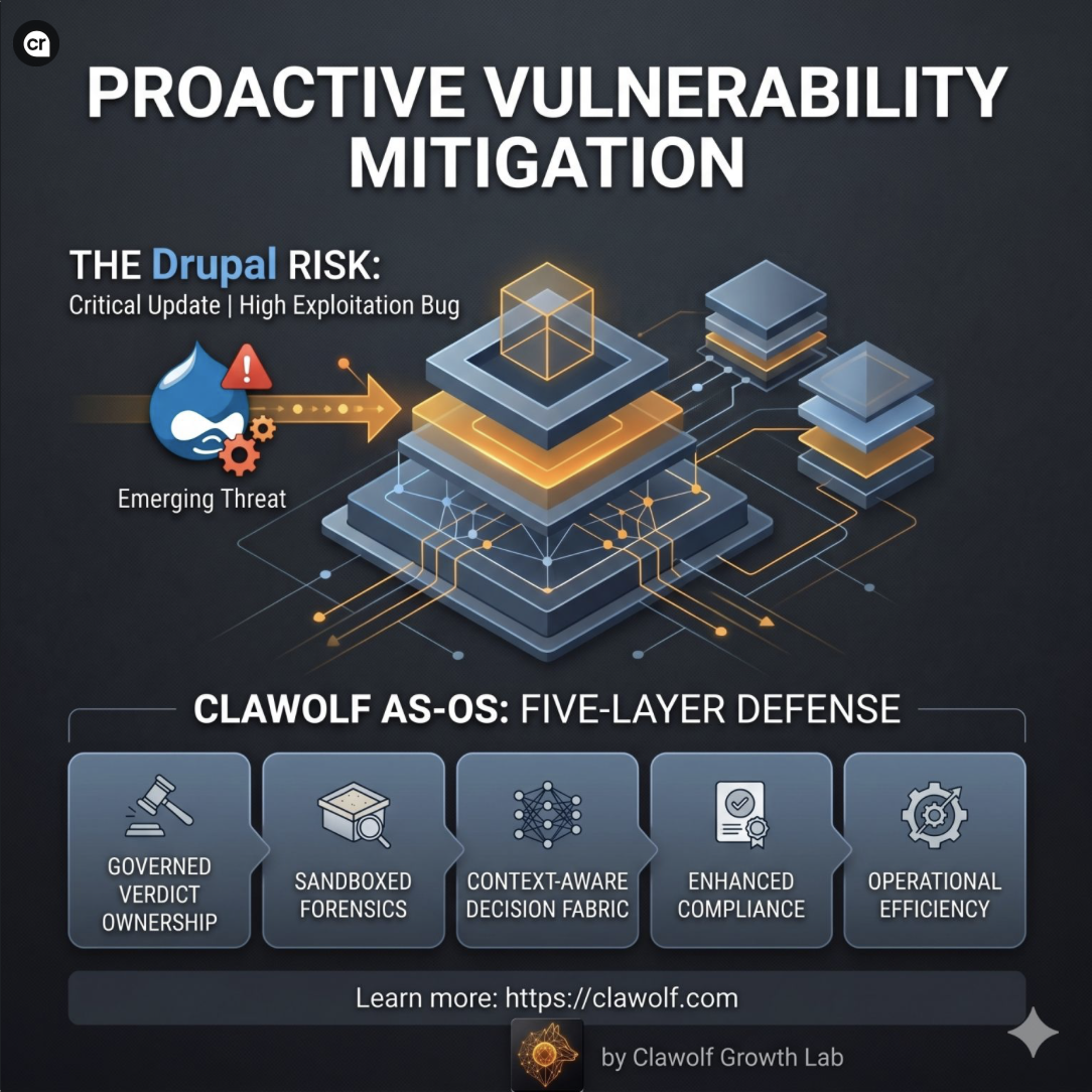 Proactive vulnerability mitigation with CLAWOLF AS-OS